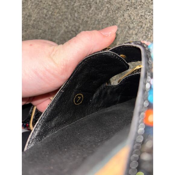 NWT House Of Harlow beaded slides - Picture 5 of 5